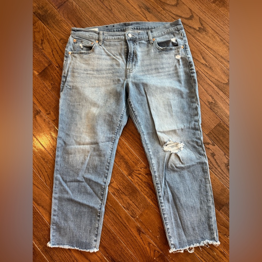 GAP Mid-Rise Girlfriend Jeans